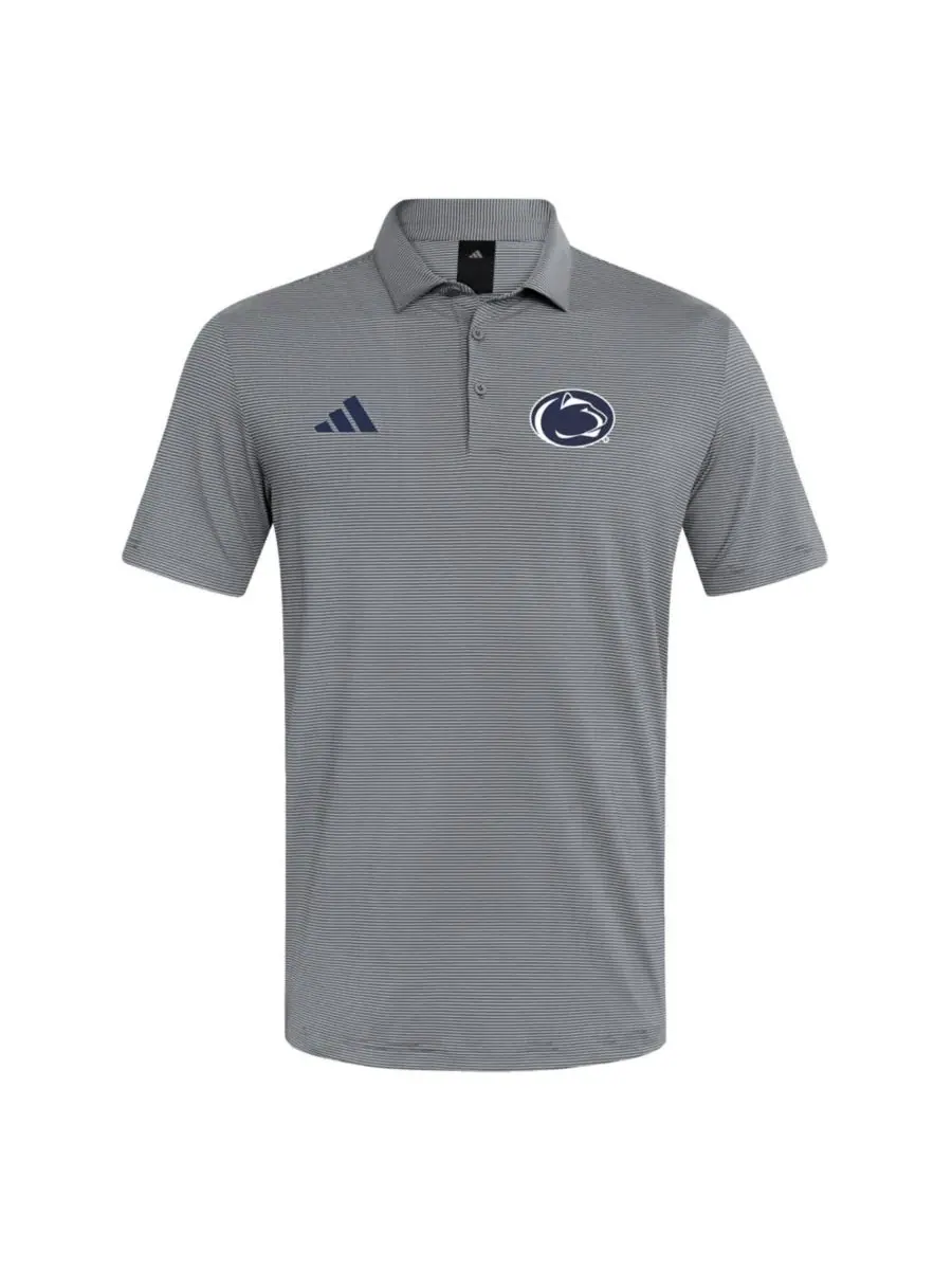 Поло с коротким рукавом Ultimate365 Stripe Penn State Nittany Lions adidas — изображение 3 из 3, белый