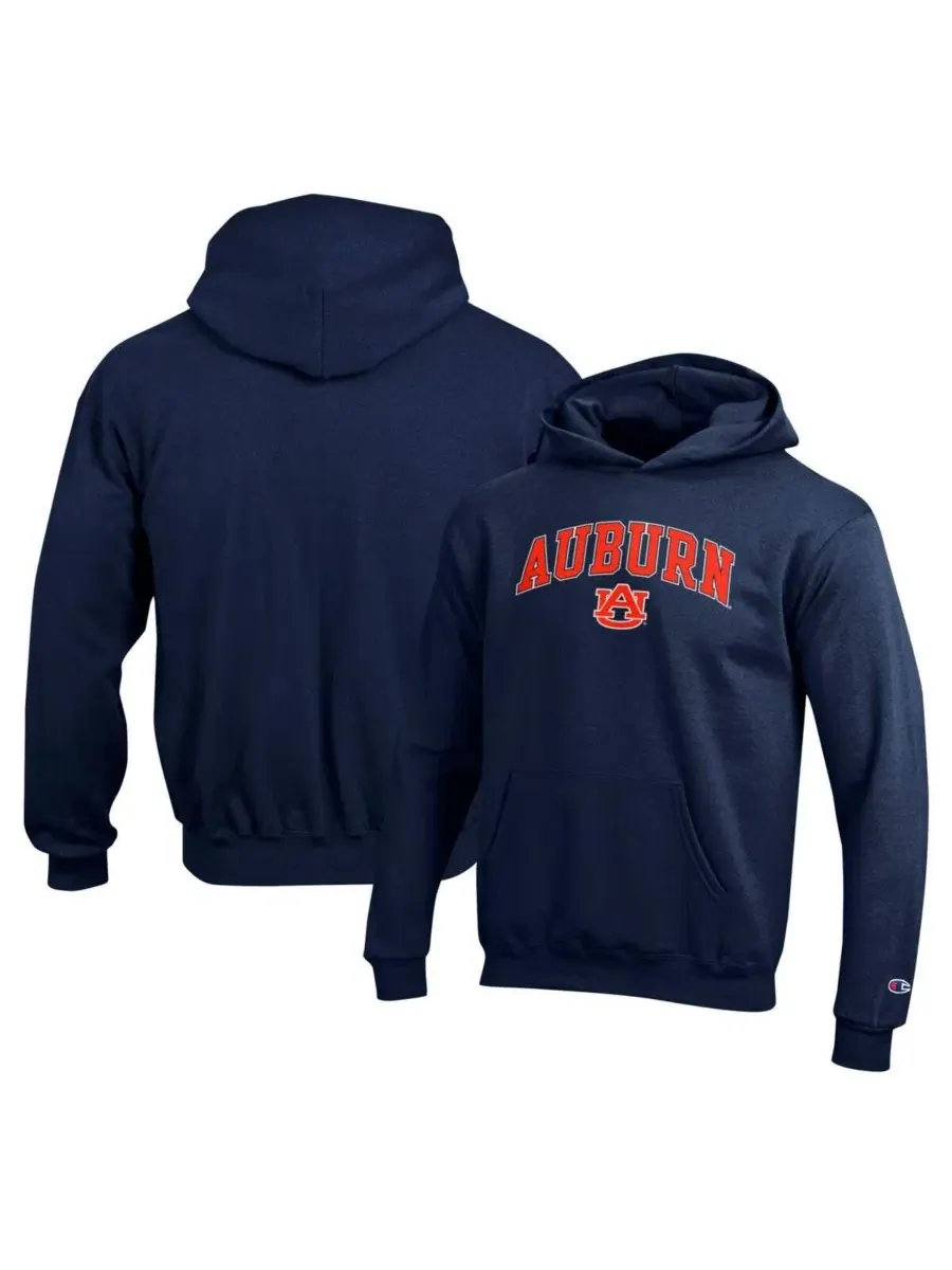 Худи с флисовой подкладкой Auburn Tigers Campus Pullover Champion