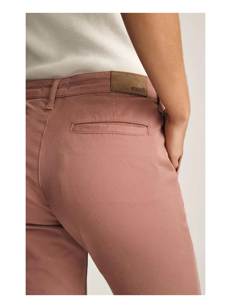 Джинсы с завышенной талией, слегка зауженные, с манжетами Kathleen Mid Rise Boyfriend In Chino Mavi — изображение 5 из 6