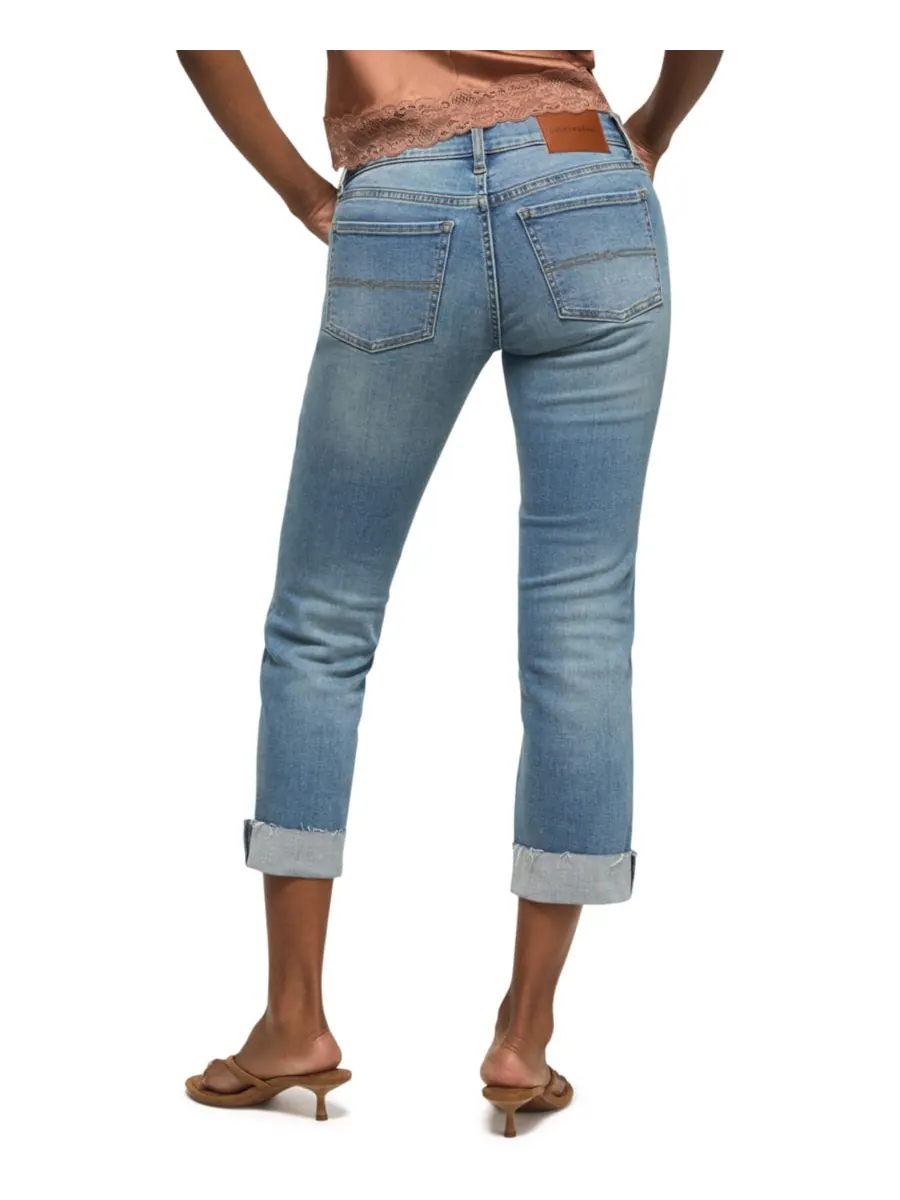 Женские укороченные джинсы средней посадки Sweet Crop Lucky Brand, Pure Honey Wash — изображение 6 из 6