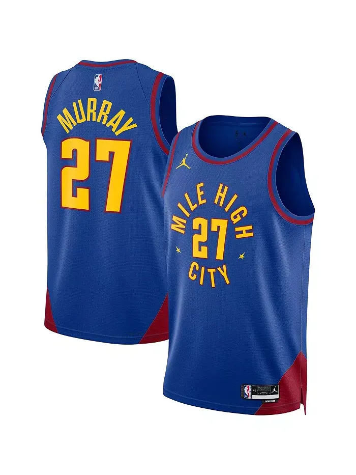 Мужская баскетбольная майка Jamal Murray Denver Nuggets 2022/23 Statement Edition Swingman синего