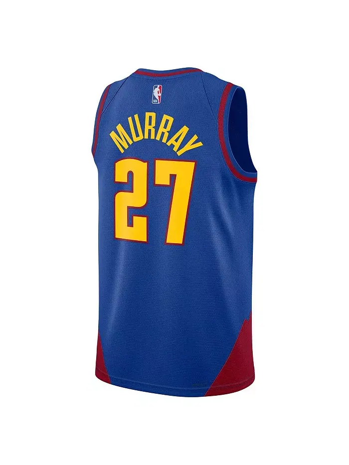 Мужская баскетбольная майка Jamal Murray Denver Nuggets 2022/23 Statement Edition Swingman синего — изображение 2 из 3