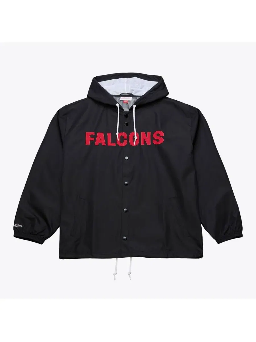 Ветровка-бомбер с капюшоном Coaches Mitchell & Ness