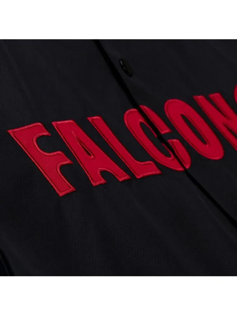 Ветровка-бомбер с капюшоном Coaches Mitchell & Ness — изображение 2 из 4, черный