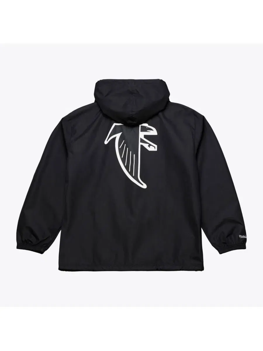 Ветровка-бомбер с капюшоном Coaches Mitchell & Ness — изображение 4 из 4, черный