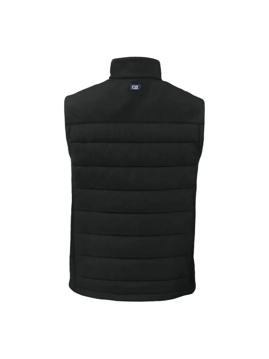 Мужской жилет без рукавов с принтом Evoke Hybrid Eco Softshell Cutter & Buck — изображение 2 из 3, черный