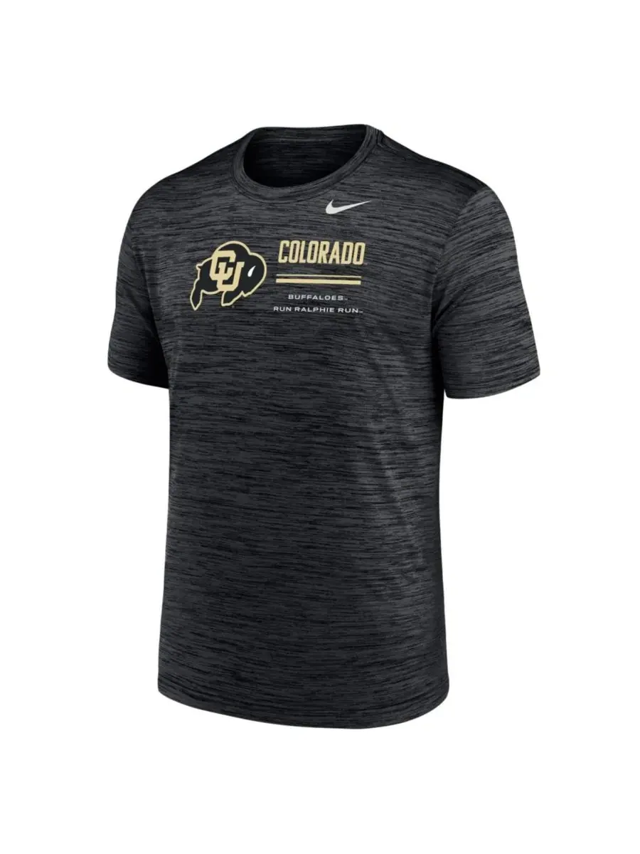 Футболка с коротким рукавом с принтом Colorado Buffaloes Velocity Dri-FIT Nike — изображение 3 из 3, черный