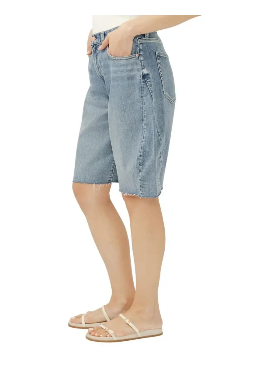 Шорты женские с высокой посадкой, модель Barrel Mid-Rise Silver Jeans Co., Morro — изображение 2 из 4