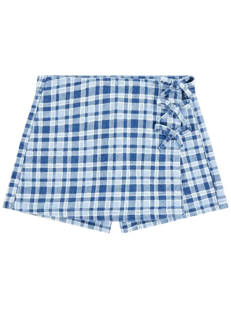 Юбка-шорты с принтом в клетку Levi's, Drew Me In