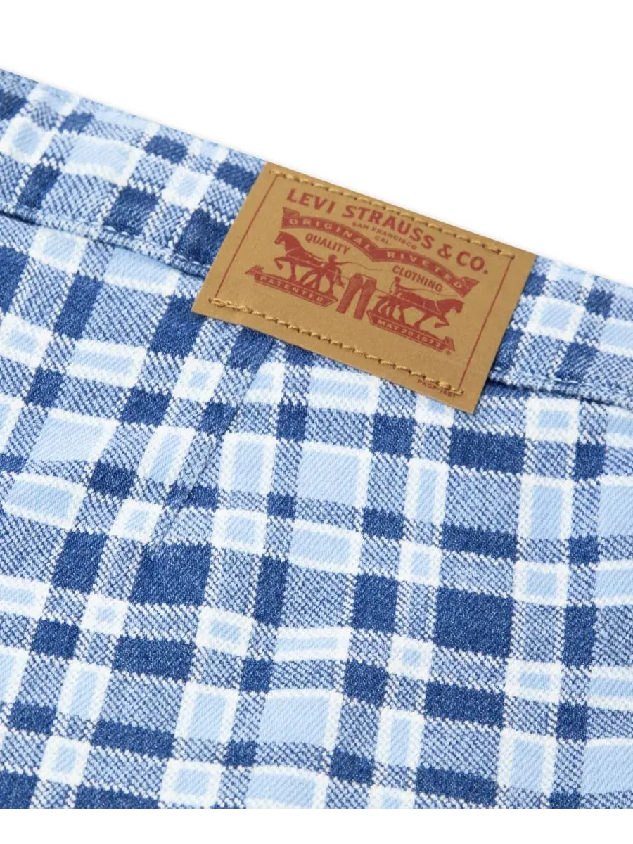 Юбка-шорты с принтом в клетку Levi's, Drew Me In — 5