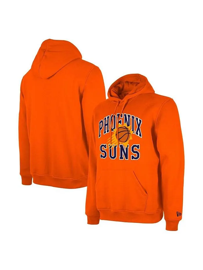 Мужской и женский пуловер с капюшоном Orange Phoenix Suns сезона 2023/24 Tip-Off Edition New Era — изображение 1 из 3