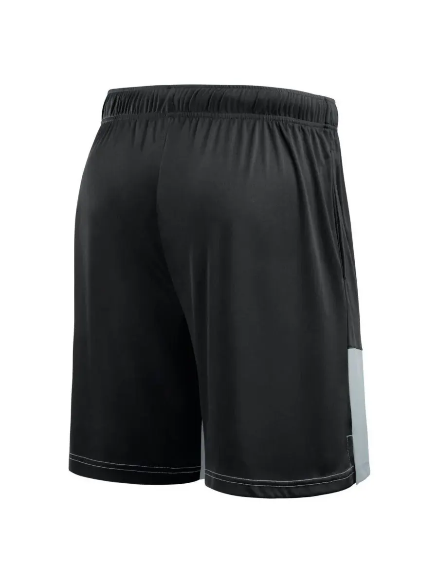 Fanatics Мужские черные/серебристые шорты Las Vegas Raiders, большие и высокие, лучшие из лучших — изображение 3 из 3
