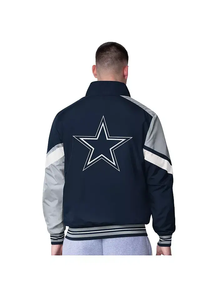 Мужская синяя реверсивная куртка на молнии Dallas Cowboys Strong Arm G-III Sports by Carl Banks — изображение 2 из 2