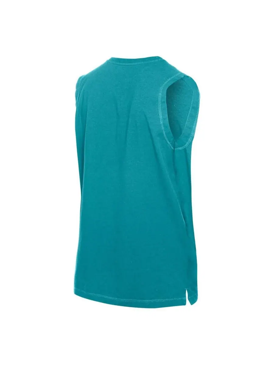 Мужская майка Aqua Miami Dolphins из коллекции Leisure New Era — изображение 3 из 3, голубой