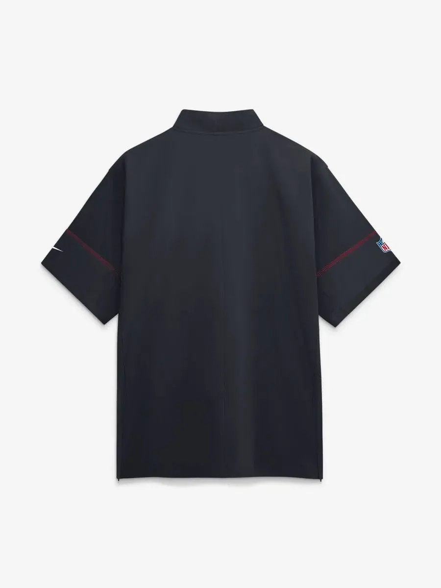 Куртка тренерская с коротким рукавом Nike Houston Texans Navy — изображение 2 из 2, темно-синий