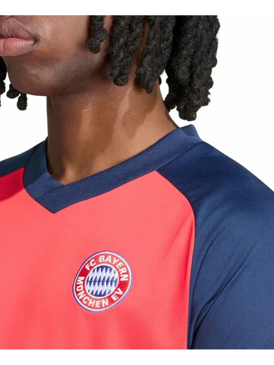 Мужская футболка adidas Bayern Munich 2026/27 Away Pre-Match Top — изображение 5 из 8, красный