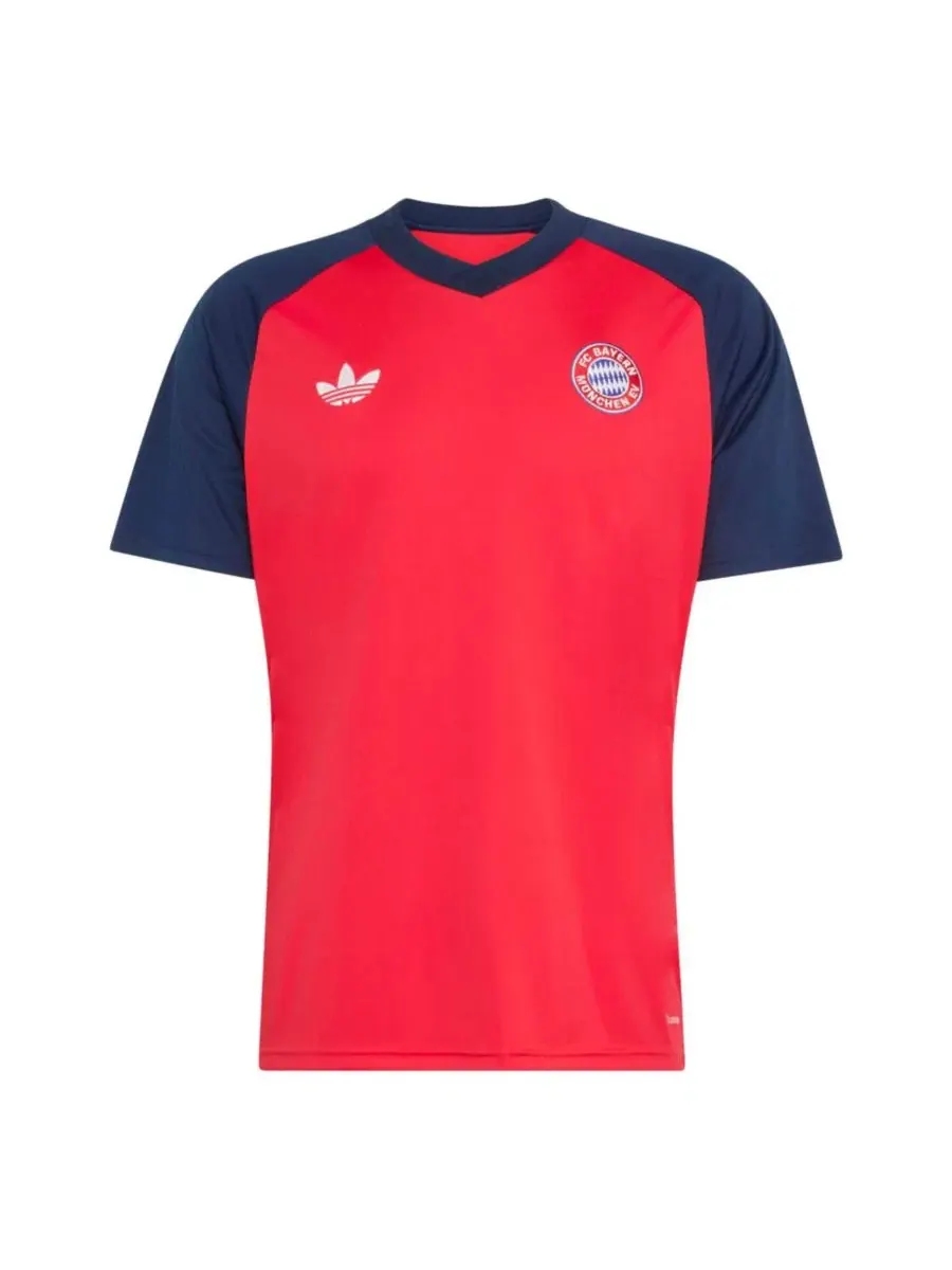 Мужская футболка adidas Bayern Munich 2026/27 Away Pre-Match Top — изображение 7 из 8, красный