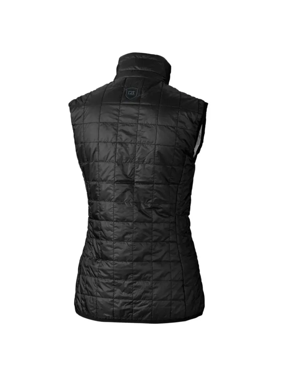 Женский жилет без рукавов с принтом Rainier PrimaLoft Eco Cutter & Buck — изображение 3 из 3, черный