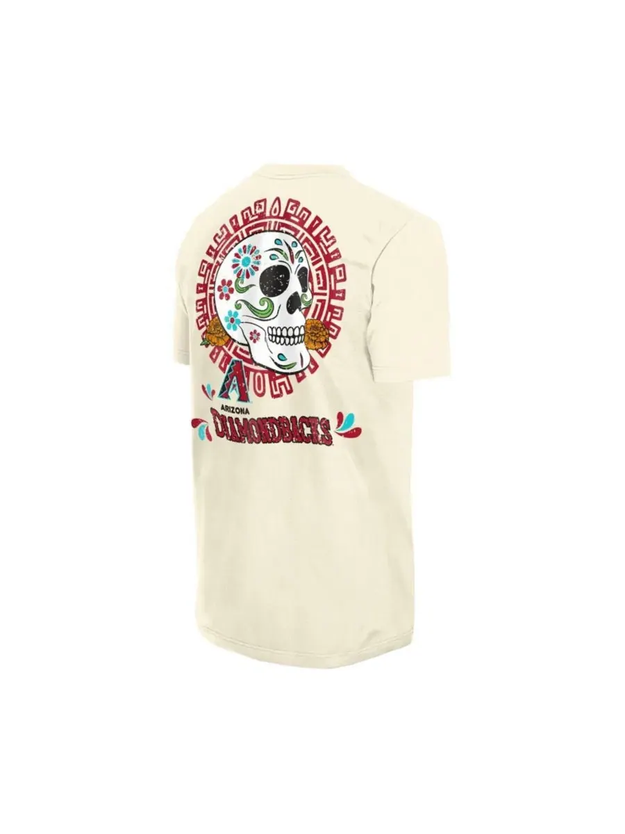 Футболка с принтом Dia de los Muertos Sugar Skull New Era — изображение 4 из 4, прозрачный