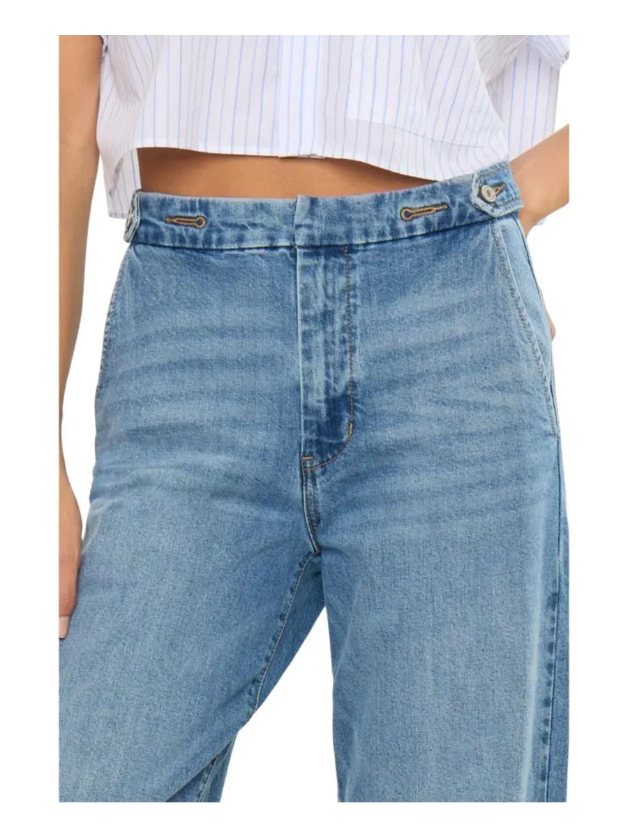 Женские джинсы-брюки Marnie Ultra High Rise Wide Leg KanCan, Dark Medium — изображение 4 из 9