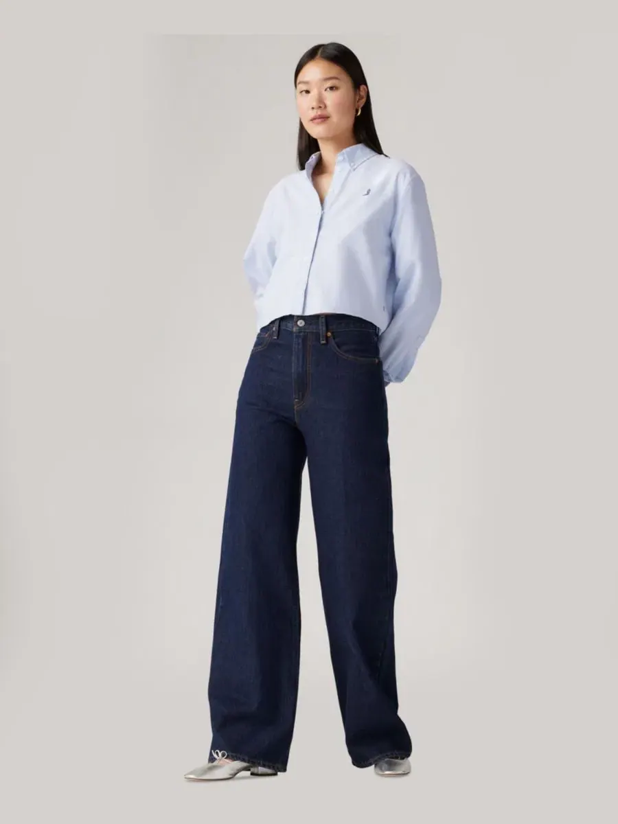 Джинсы с высокой посадкой и широкими штанинами Ribcage Levi's, Shaded View — изображение 3 из 5