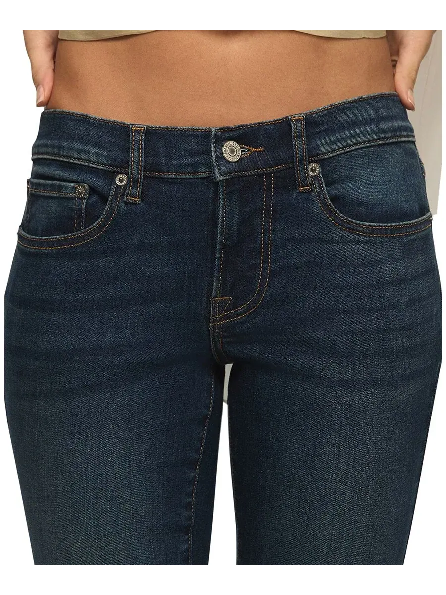 Женские джинсы средней посадки, укороченные Lucky Brand, Ink Stain Wash — изображение 4 из 6