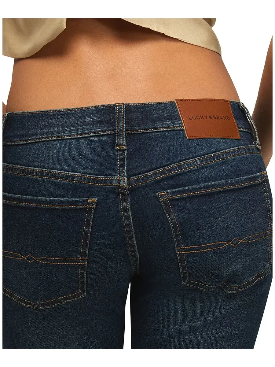 Женские джинсы средней посадки, укороченные Lucky Brand, Ink Stain Wash — изображение 5 из 6