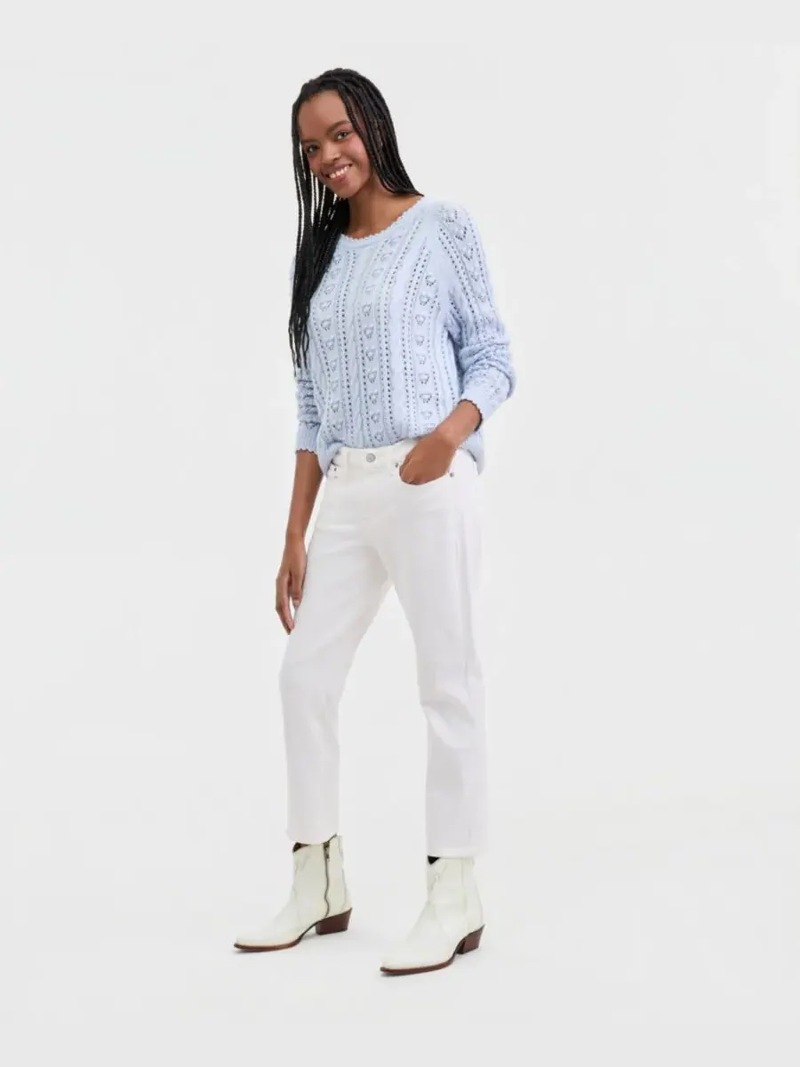 Женские джинсы средней посадки, укороченные Lucky Brand, Cloudy Days Wash — изображение 2 из 5