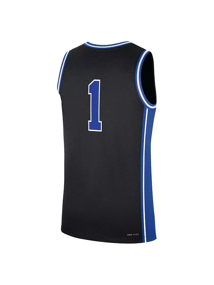 Мужская реплика альтернативной футболки Duke Blue Devils, цвет: черный, модель: 1 Nike — изображение 3 из 3