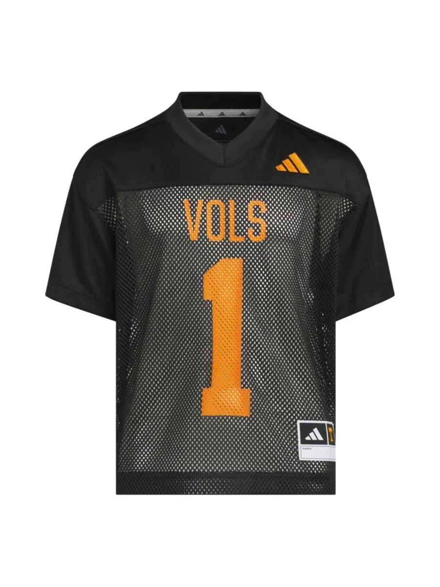 Футболка-джерси с V-образным вырезом и сетчатой тканью, модель Tailgate Jersey adidas — изображение 3 из 6, черный