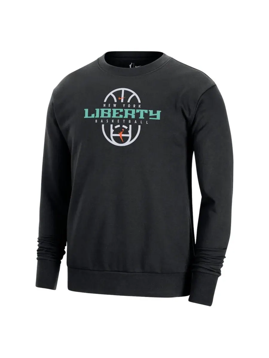Свитшот Dri-FIT с принтом New York Liberty Nike — изображение 2 из 3, черный