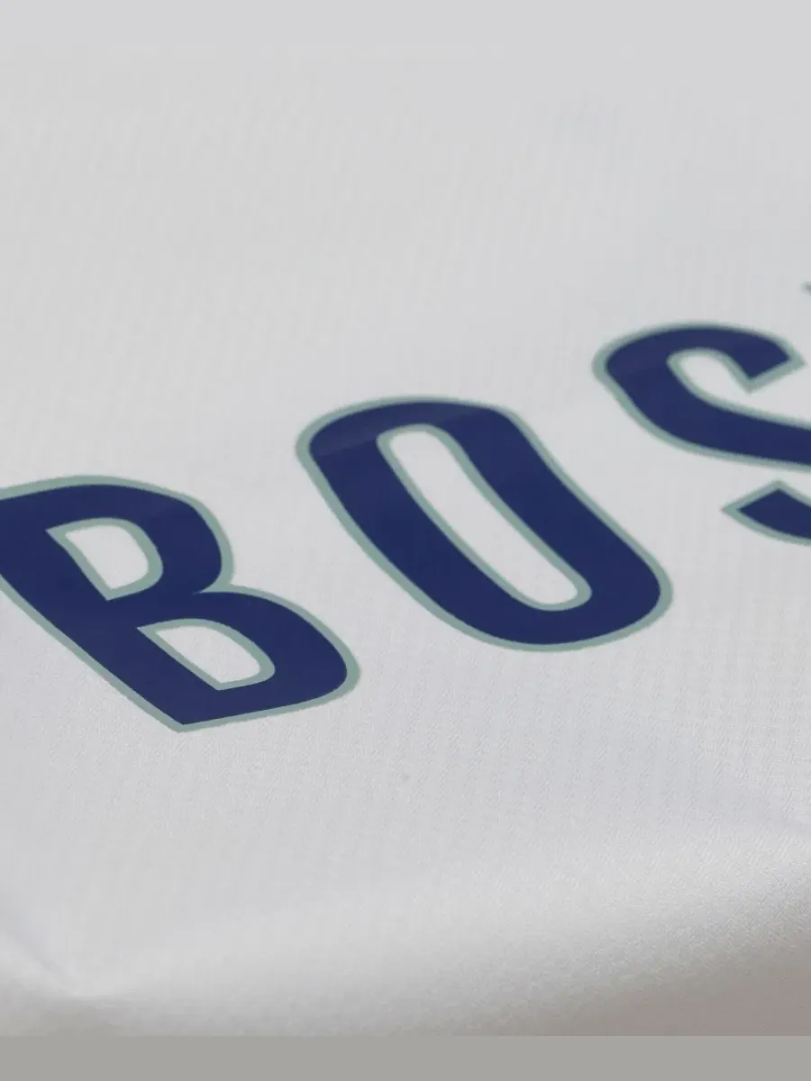 Ветровка-анорак с капюшоном и принтом Boston Red Sox Mitchell & Ness — изображение 5 из 5, белый
