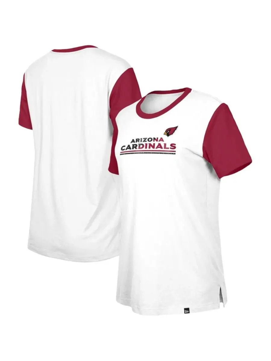 Футболка с круглым вырезом и принтом Arizona Cardinals Third Down Color Block New Era