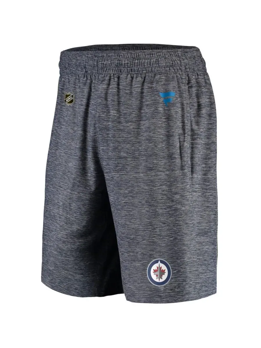 Fanatics Мужские темно-синие шорты Winnipeg Jets Authentic Pro Off-Ice Shorts