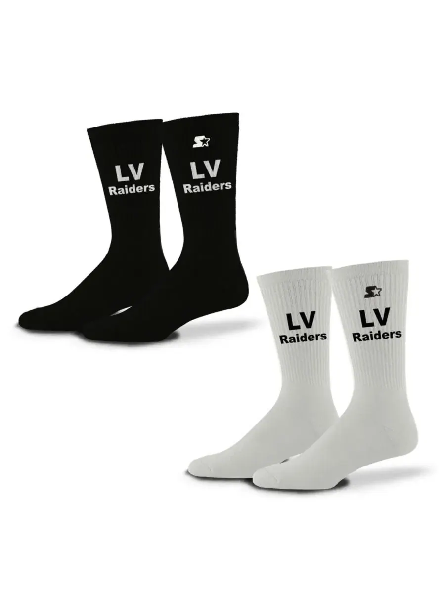 Носки с принтом Las Vegas Raiders Assist 2-Pack Starter