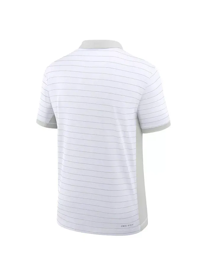 Мужская белая футболка-поло Michigan Wolverines 2025 Early Season Coaches Sideline Victory Stripe — изображение 2 из 3