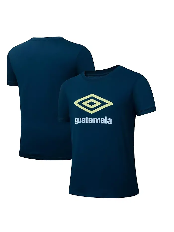 Мужская футболка Guatemala National Team 2025 в синем цвете Umbro