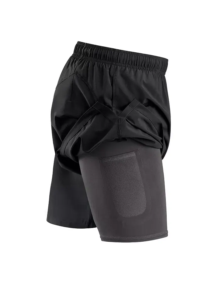 Мужские черные шорты Philadelphia Flyers Authentic Pro Tech Fanatics — изображение 2 из 4