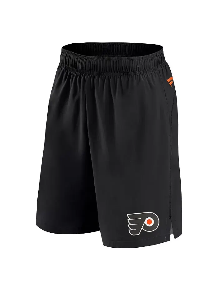Мужские черные шорты Philadelphia Flyers Authentic Pro Tech Fanatics — изображение 3 из 4