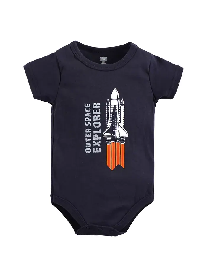 Комплект из дышащего хлопкового боди, шорт и обуви Hudson для мальчиков Hudson Baby — изображение 3 из 5