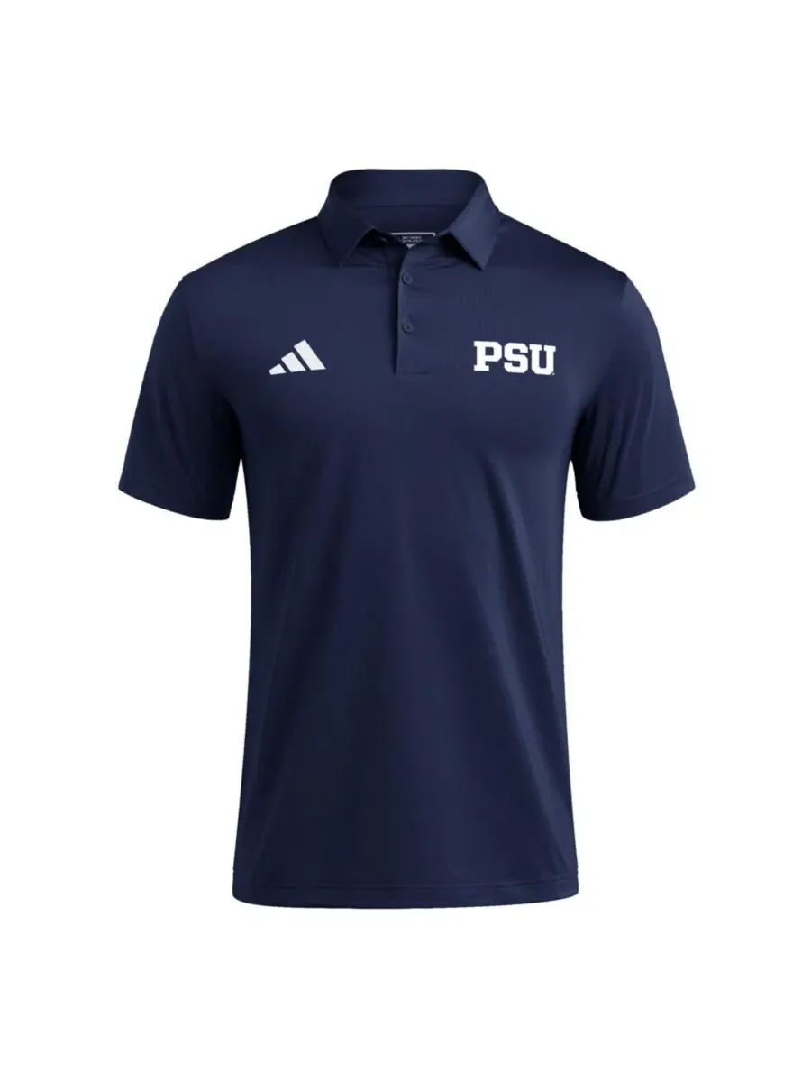 Поло с коротким рукавом с вышивкой Penn State Nittany Lions Ultimate365 Solid adidas — изображение 3 из 3, темно-синий