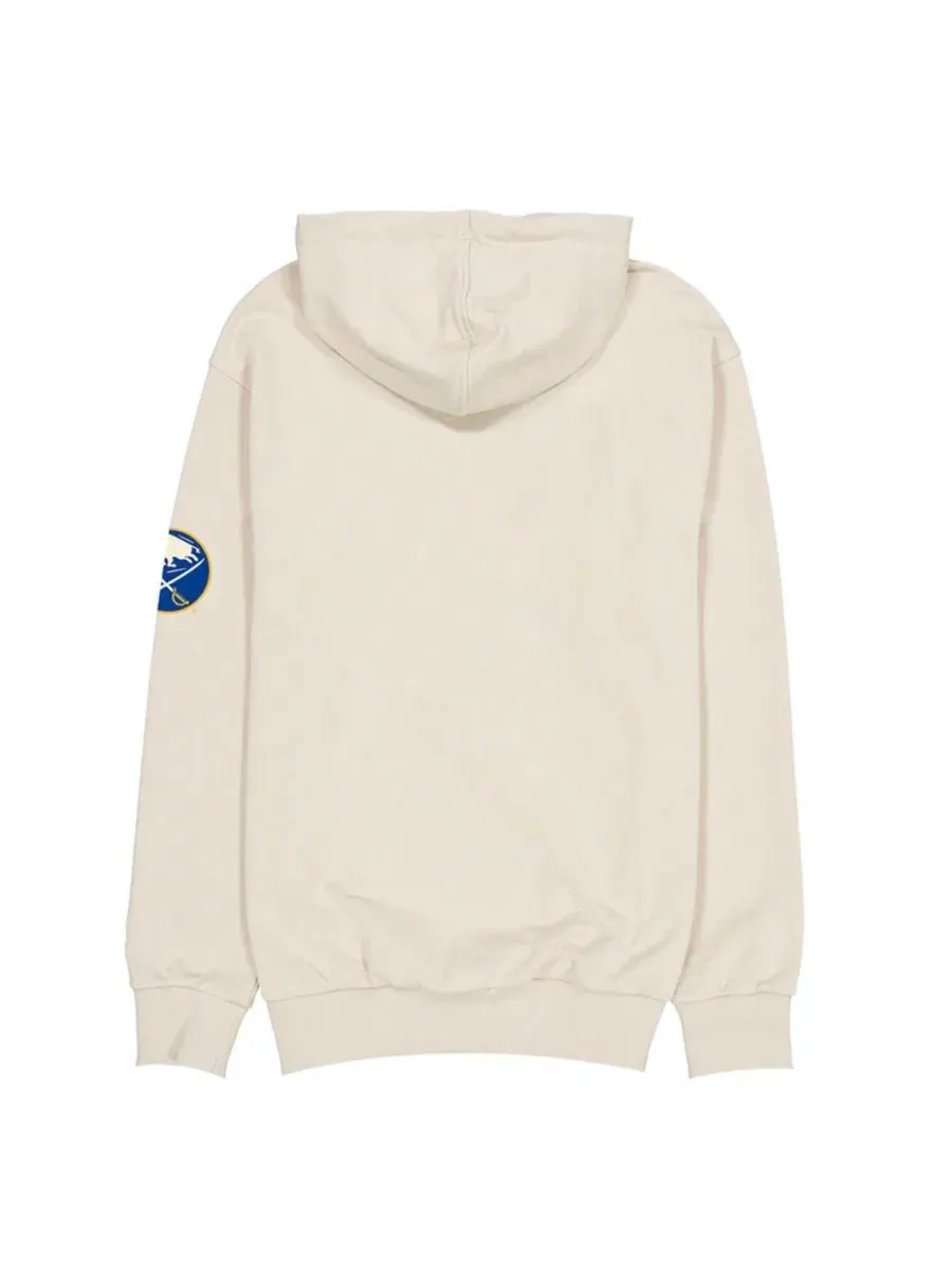 Худи с капюшоном Buffalo Sabres Wagon Defender New Era — изображение 2 из 2, бежевый