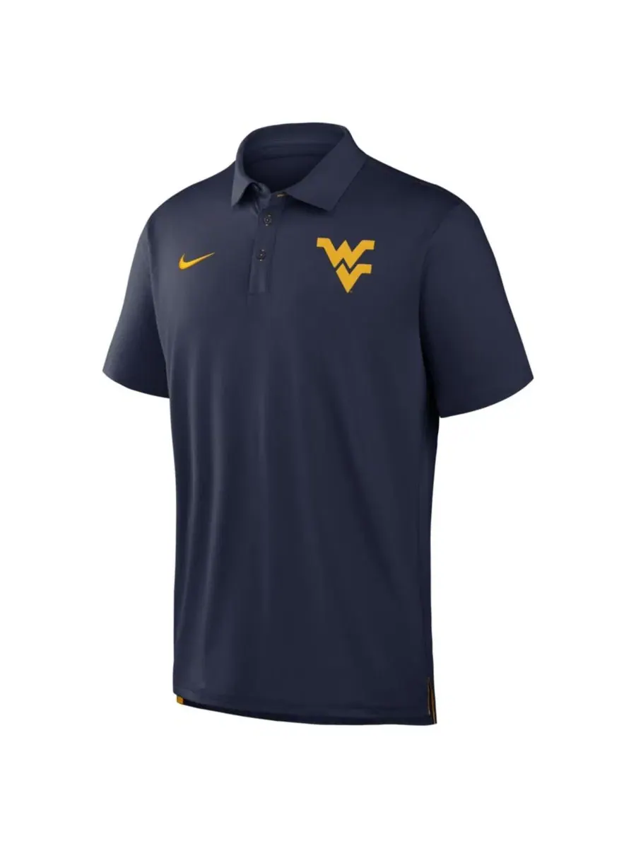 Поло Nike с технологией Dri-FIT — изображение 2 из 3, темно-синий золотистый