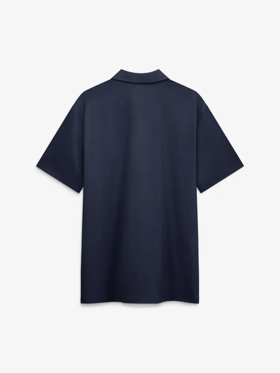 Поло Nike с технологией Dri-FIT — изображение 3 из 3, темно-синий золотистый