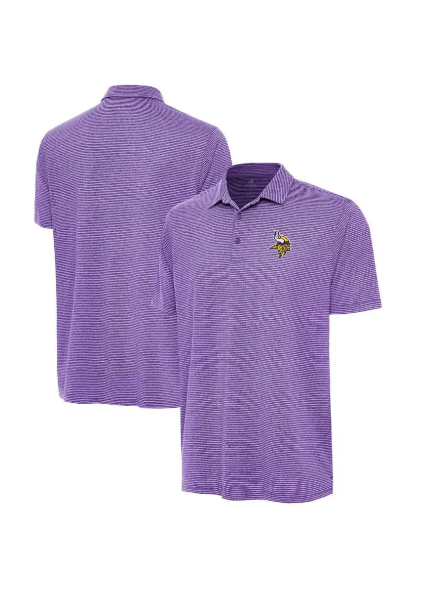 Поло с вышитым логотипом Minnesota Vikings, модель Scheme Antigua