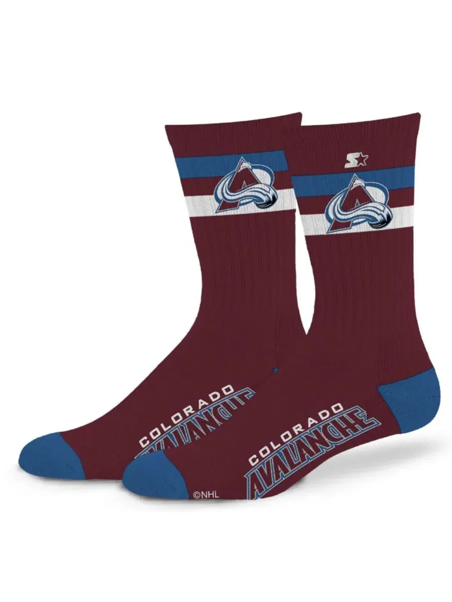 Носки-гольфы с принтом Colorado Avalanche Starter