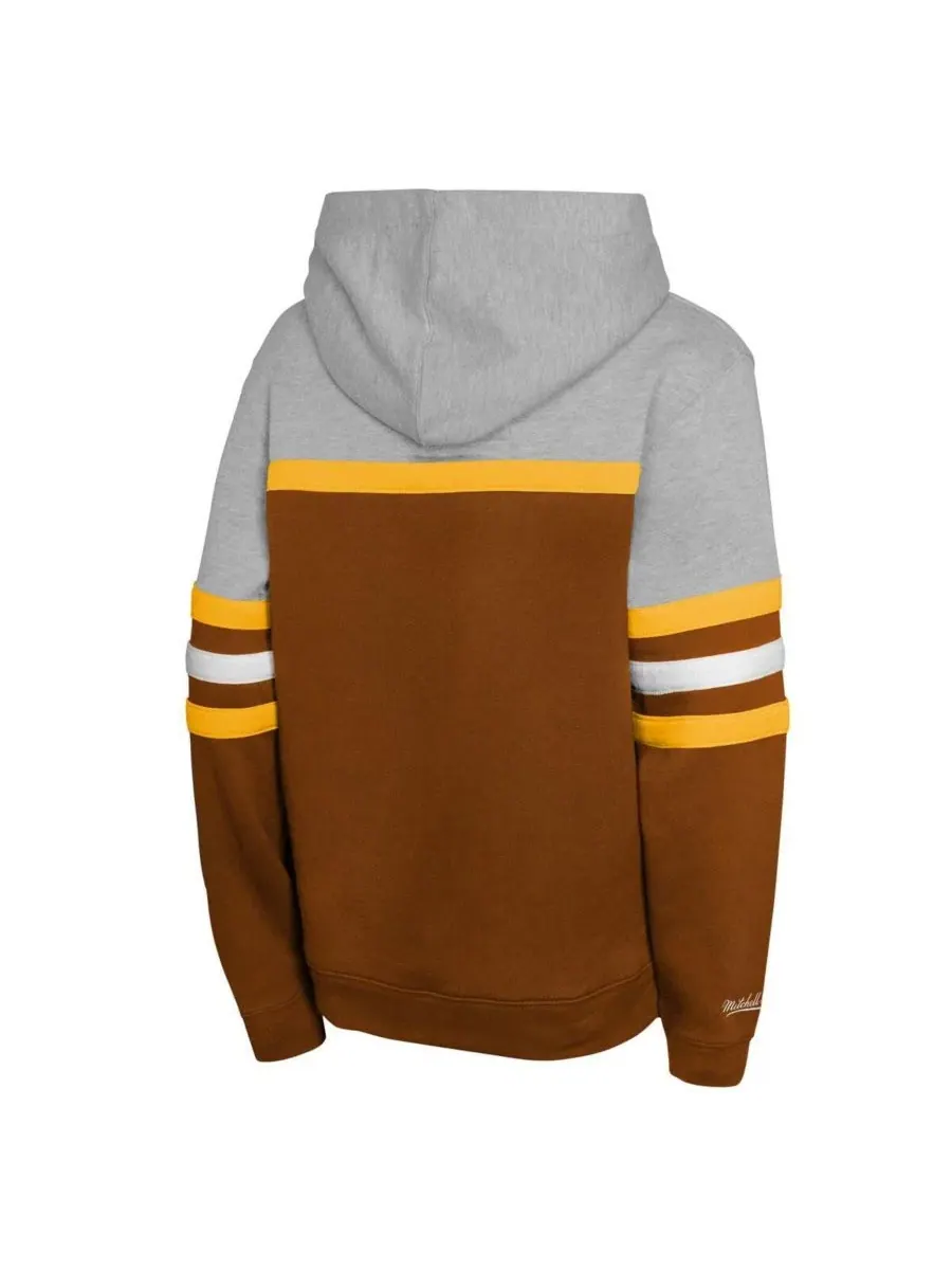 Худи с принтом San Diego Padres Mitchell & Ness — изображение 3 из 3, коричневый серый