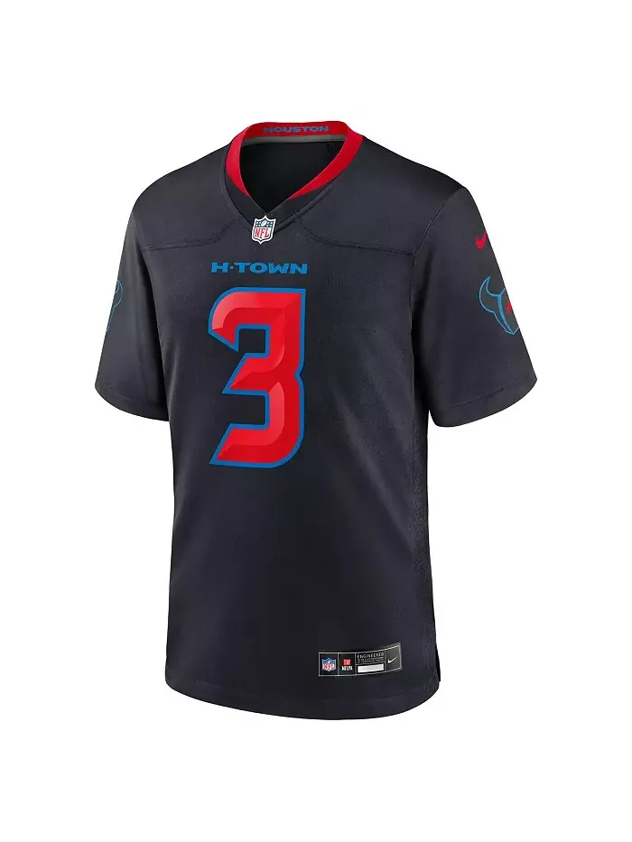 Мужская майка Dell Navy Houston Texans 2nd Alternate Game Jersey Nike — изображение 2 из 3