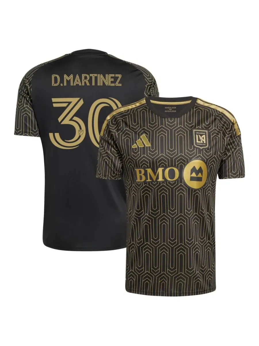 Футболка с коротким рукавом David Martínez LAFC 2026 Primary Kit Replica Jersey adidas