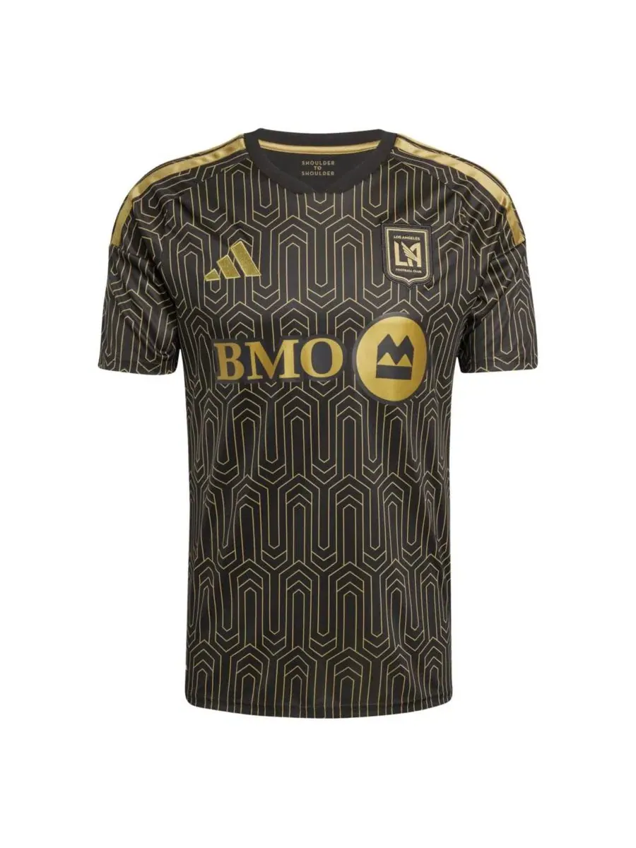 Футболка с коротким рукавом David Martínez LAFC 2026 Primary Kit Replica Jersey adidas — изображение 2 из 3, черный